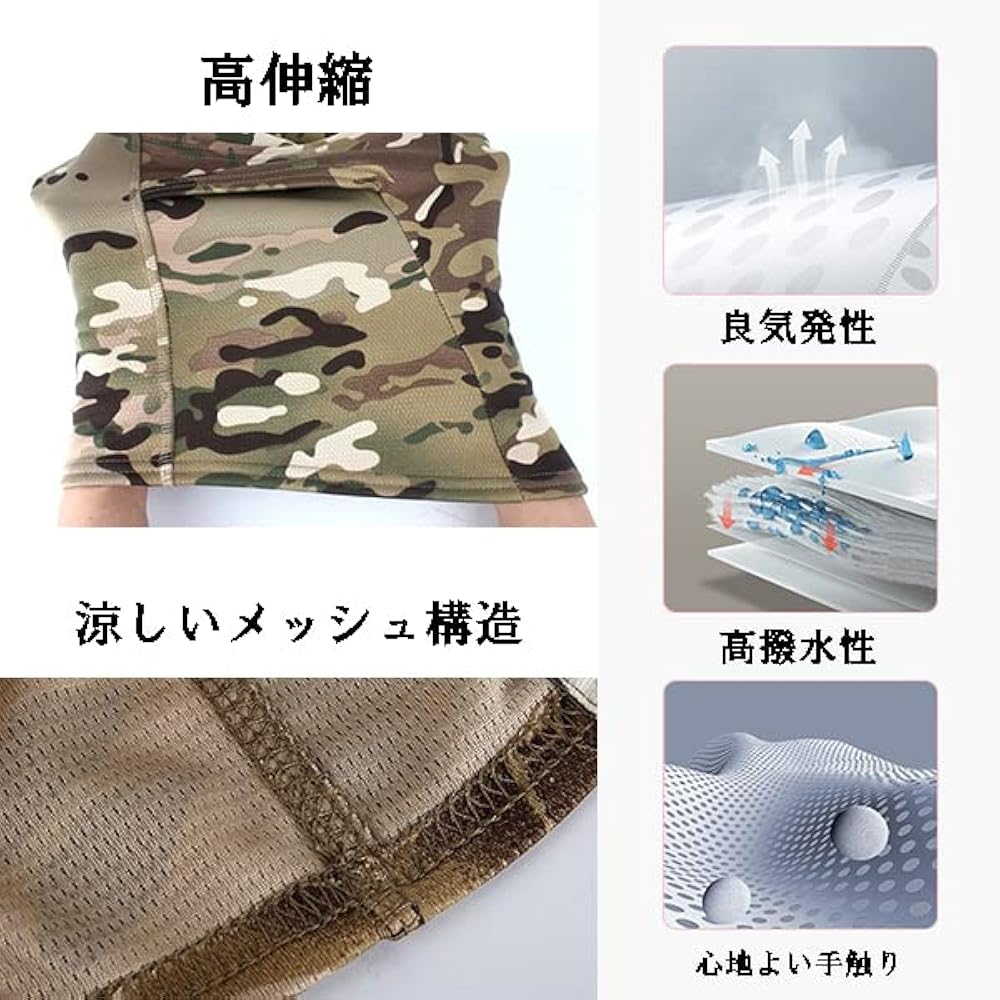 サバゲー特殊部隊セット　黒迷彩服、ベスト、ヘルメット、フェイスガード点、インナー サバゲー特殊部隊セット 黒迷彩服、ベスト、ヘルメット